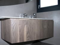 mobile noce americano con nobile mm4 trattamento naturalizzato piano corian