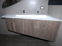 mobile noce americano con nobile mm4 trattamento naturalizzato piano corian