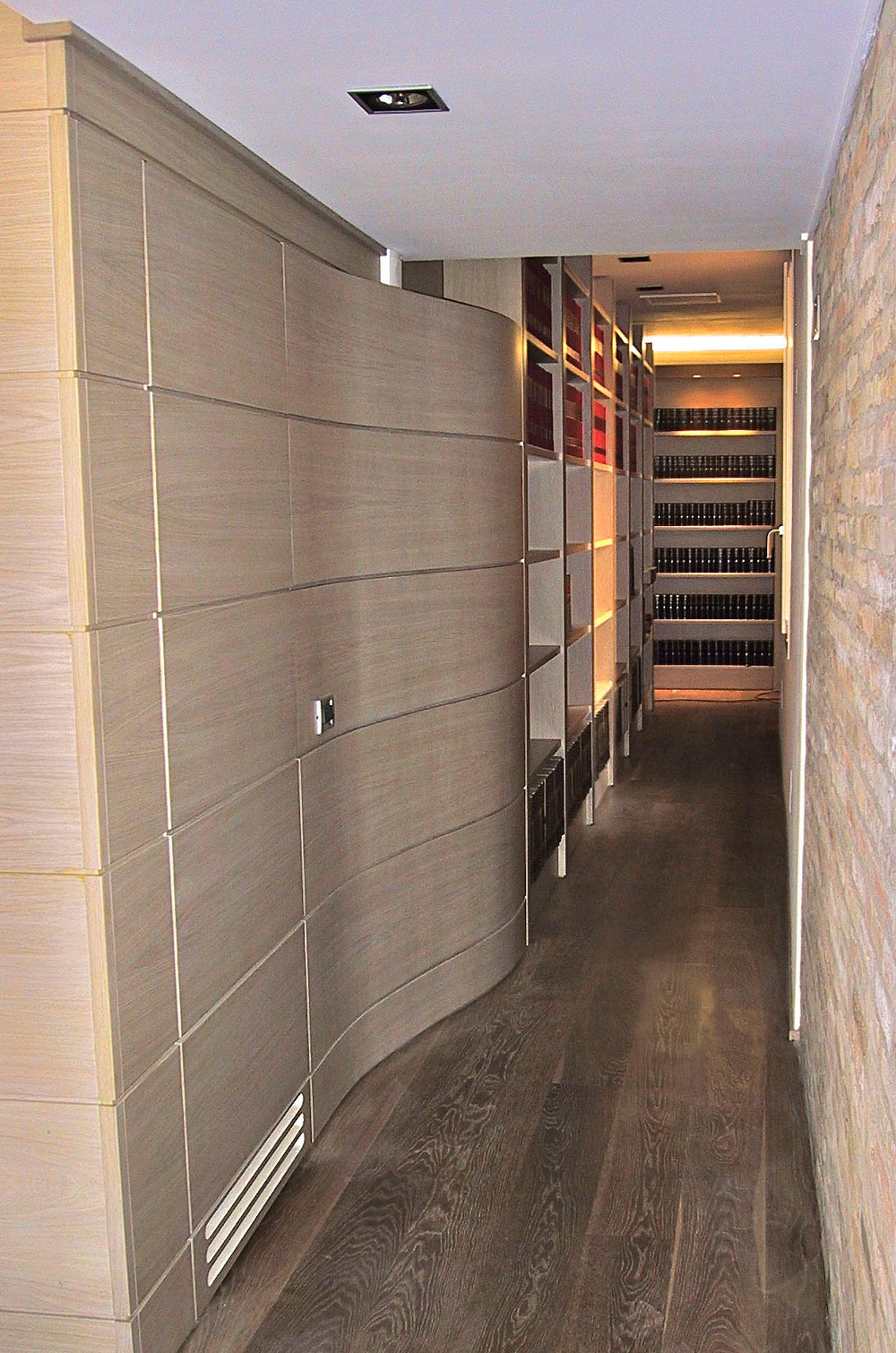 rivestimento boiserie moderna rovere sbiancato